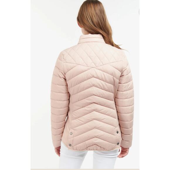 Barbour Cavalry Quilted Stretch Jacket Rose Dust - Picture 5 of 11